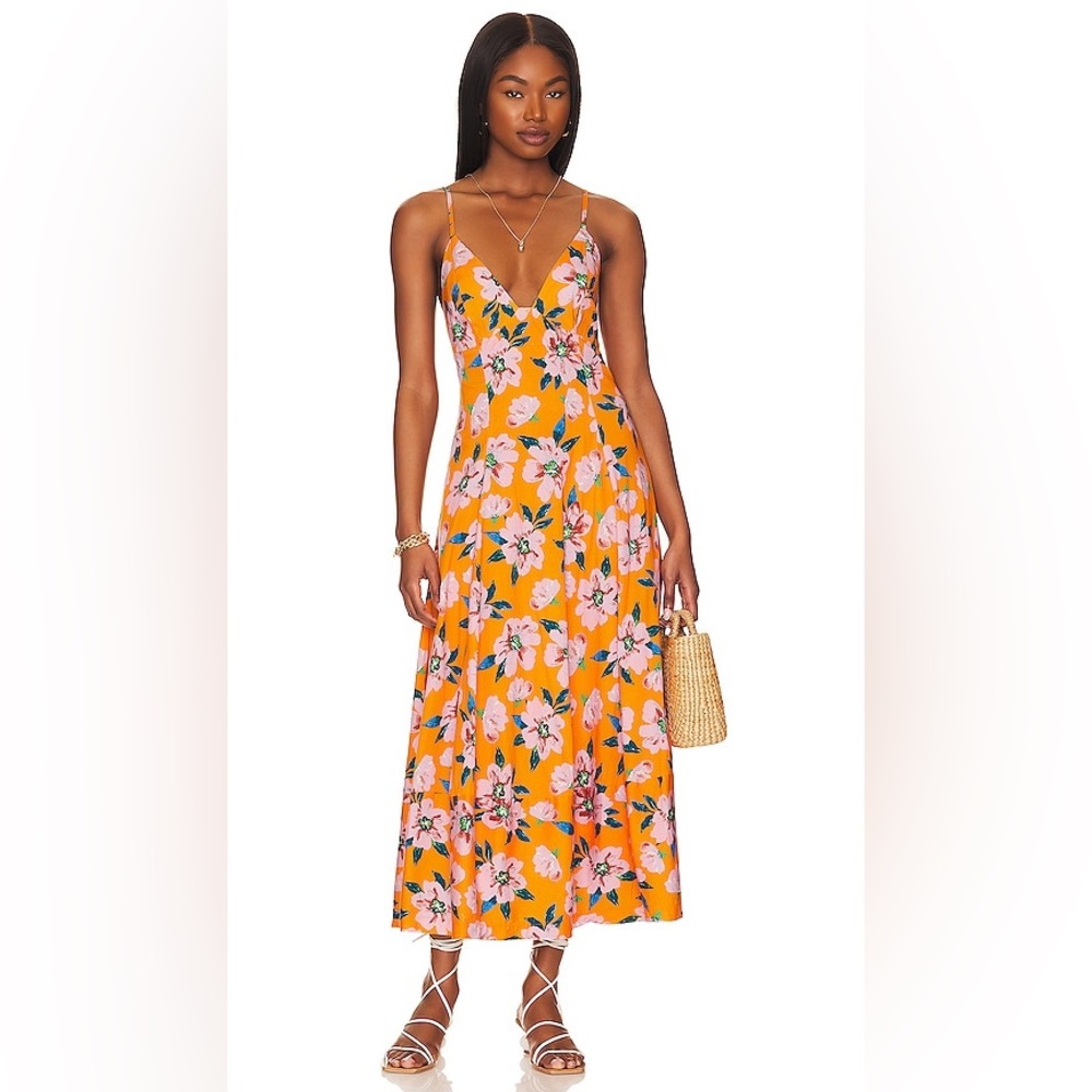 Finer Things Maxi Dress in Sunshine Combo
Free People